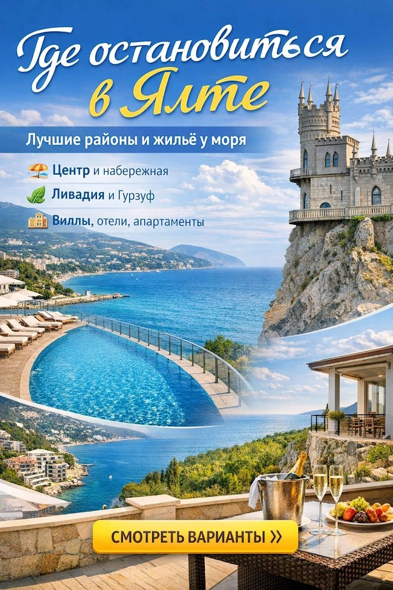 Где лучше остановиться в Ялте