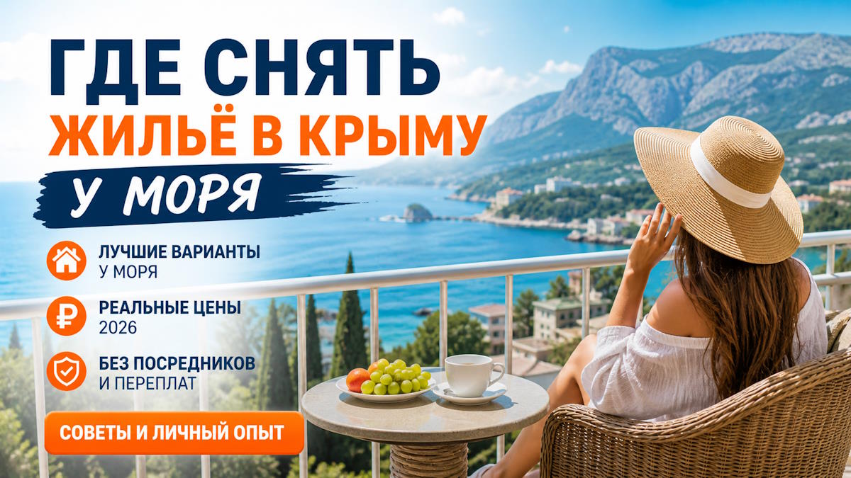Где снять жильё в Крыму